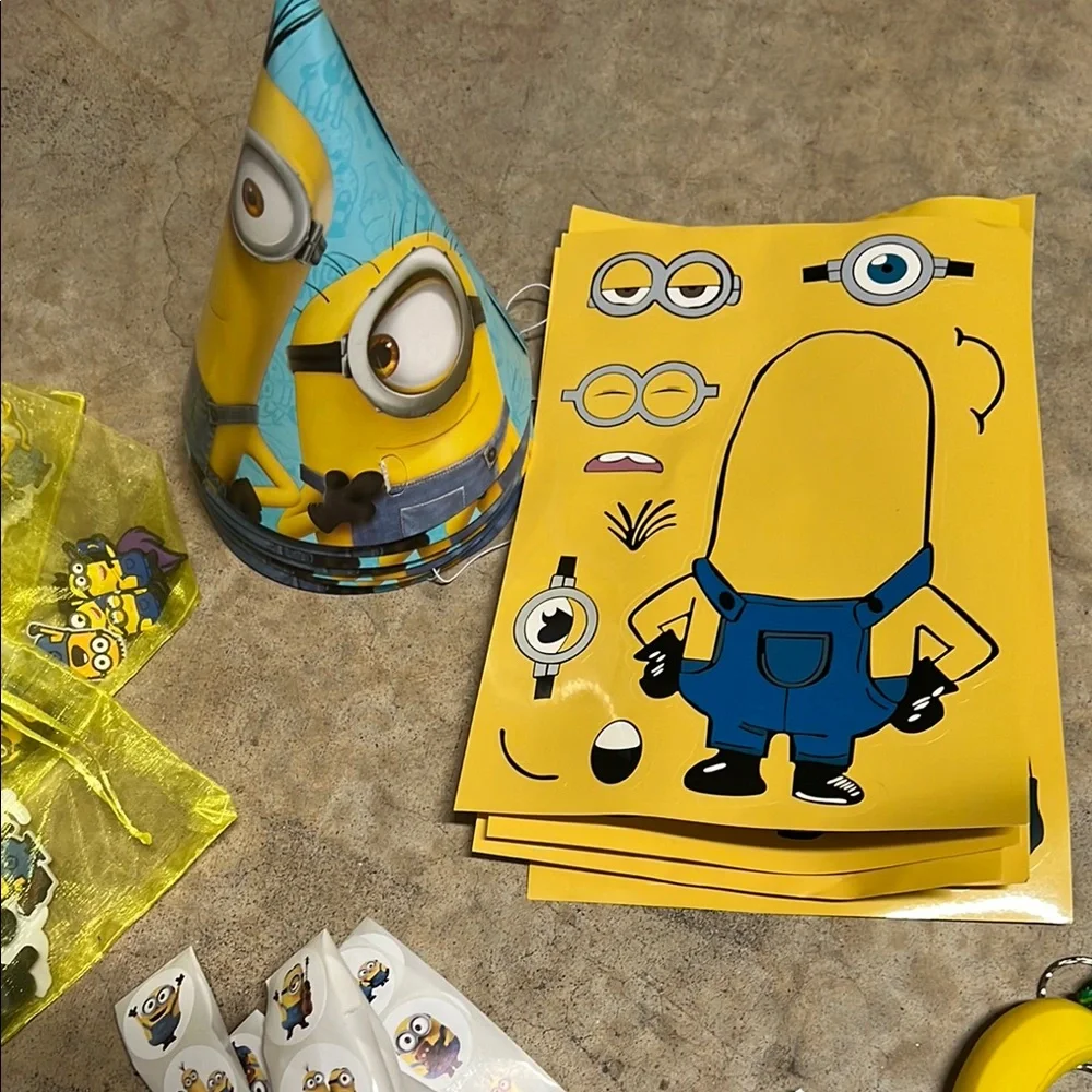Yellow Disposable Tableware Party Supplies Set